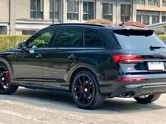 2021 Audi Q7 55 TFSI quattro S line, чёрный — фото 2
