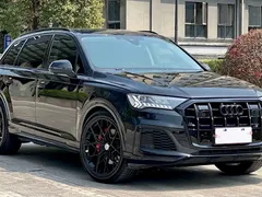 2021 Audi Q7 55 TFSI quattro S line, чёрный — фото 5