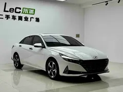 2021 Hyundai Elantra 1.5L CVT GLX Elite, белый — фото 3