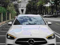 2022 Mercedes-Benz C-Class C 200 L Sport, белый — фото 2