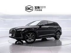 2023 Audi Q7 55 TFSI quattro S line, чёрный — фото 1