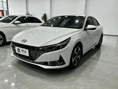 2021 Hyundai Elantra 240TGDi DCT LUX Premium, белый — фото 1
