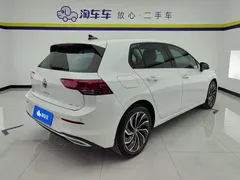 2021 Volkswagen Golf 280TSI DSG Pro, белый — фото 3