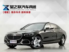 2021 Mercedes-Benz Maybach S-Class S 480 4MATIC, чёрный — фото 1