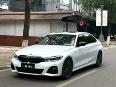 2022 BMW 3 Series 325Li M Sport Night Package, белый — фото 1