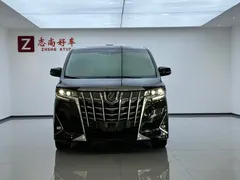 2020 Toyota Alphard Hybrid 2.5L Luxury, чёрный — фото 2