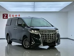 2020 Toyota Alphard Hybrid 2.5L Luxury, чёрный — фото 3