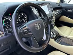 2020 Toyota Alphard Hybrid 2.5L Luxury, чёрный — фото 10