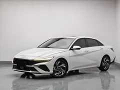 2023 Hyundai Elantra 1.5L CVT LUX Premium, белый — фото 1