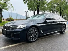 2023 BMW 5 Series 5 530Li M, чёрный — фото 1