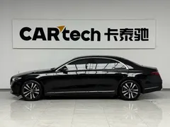 2023 Mercedes-Benz S-Class S 400 L Luxury, чёрный — фото 2