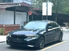 2022 BMW 3 Series 325Li M Sport Dark Package, чёрный — фото 1