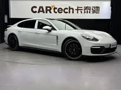 2021 Porsche Panamera 4 Long Wheelbase 2.9T, белый — фото 2