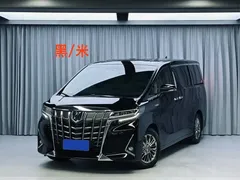 2021 Toyota Alphard Hybrid 2.5L Premium, чёрный — фото 1