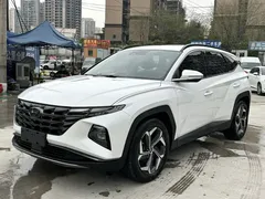 2021 Hyundai Tucson L 1.5T DCT LUX Premium, белый — фото 2