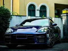 2021 Porsche Panamera 2.9T Executive, синий — фото 1
