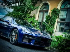 2021 Porsche Panamera 2.9T Executive, синий — фото 2