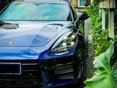 2021 Porsche Panamera 2.9T Executive, синий — фото 4