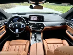 2021 BMW 6 Series GT 6 GT 630i M, синий — фото 9
