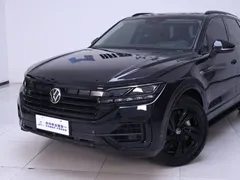 2021 Volkswagen Touareg 3.0TSI, чёрный — фото 3