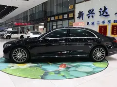 2022 Mercedes-Benz S-Class S 400 L, чёрный — фото 3