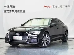 2021 Audi A6L 45 TFSI quattro, чёрный — фото 1