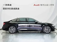 2021 Audi A6L 45 TFSI quattro, чёрный — фото 3