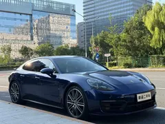 2021 Porsche Panamera 2.9T, синий — фото 5