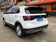 2022 Volkswagen T-Cross 280TSI DSG Comfort, белый — фото 4