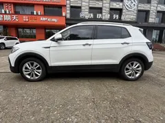 2022 Volkswagen T-Cross 280TSI DSG Comfort, белый — фото 8