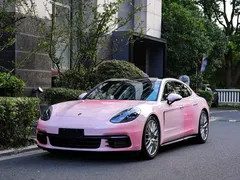 2020 Porsche Panamera 10th Anniversary 2.9T, синий — фото 1
