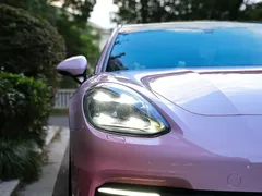 2020 Porsche Panamera 10th Anniversary 2.9T, синий — фото 4