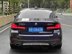 2022 BMW 5 Series 5 525Li M, чёрный — фото 3