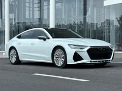 2021 Audi A7 45 TFSI, белый — фото 3