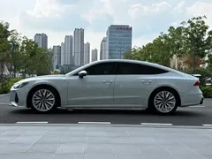 2021 Audi A7 45 TFSI, белый — фото 8