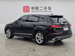 2021 Audi Q7 45 TFSI quattro S line, чёрный — фото 3
