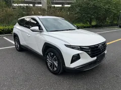 2021 Hyundai Tucson 1.5T DCT GLX Elite, белый — фото 3