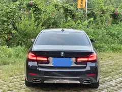 2023 BMW 5 Series 530Li Leading M Sport Package, чёрный — фото 4