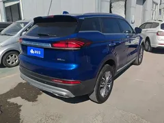 2020 Geely Atlas 1.8TD DCT PRO, синий — фото 3