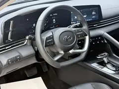 2022 Hyundai Elantra 1.5L CVT LUX Premium, синий — фото 7