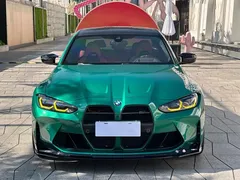 2021 BMW M3, зелёный — фото 2