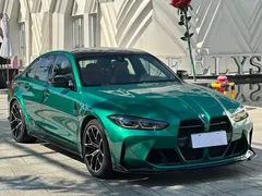 2021 BMW M3, зелёный — фото 3