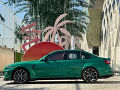 2021 BMW M3, зелёный — фото 7