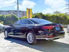 2022 Audi A8L 50 TFSI quattro, чёрный — фото 6