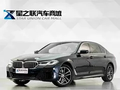 2022 BMW 5 Series 5 525Li M, чёрный — фото 1