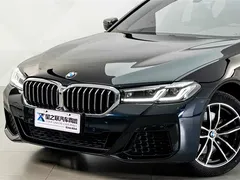 2022 BMW 5 Series 5 525Li M, чёрный — фото 2