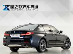 2022 BMW 5 Series 5 525Li M, чёрный — фото 6