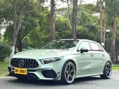 2020 Mercedes-Benz A-Class AMG A 45 4MATIC, зелёный — фото 1