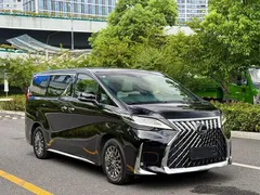 2020 Lexus LM 300h, чёрный — фото 3