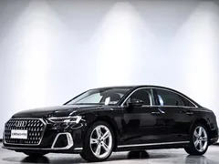 2023 Audi A8L 50 TFSI quattro, чёрный — фото 2